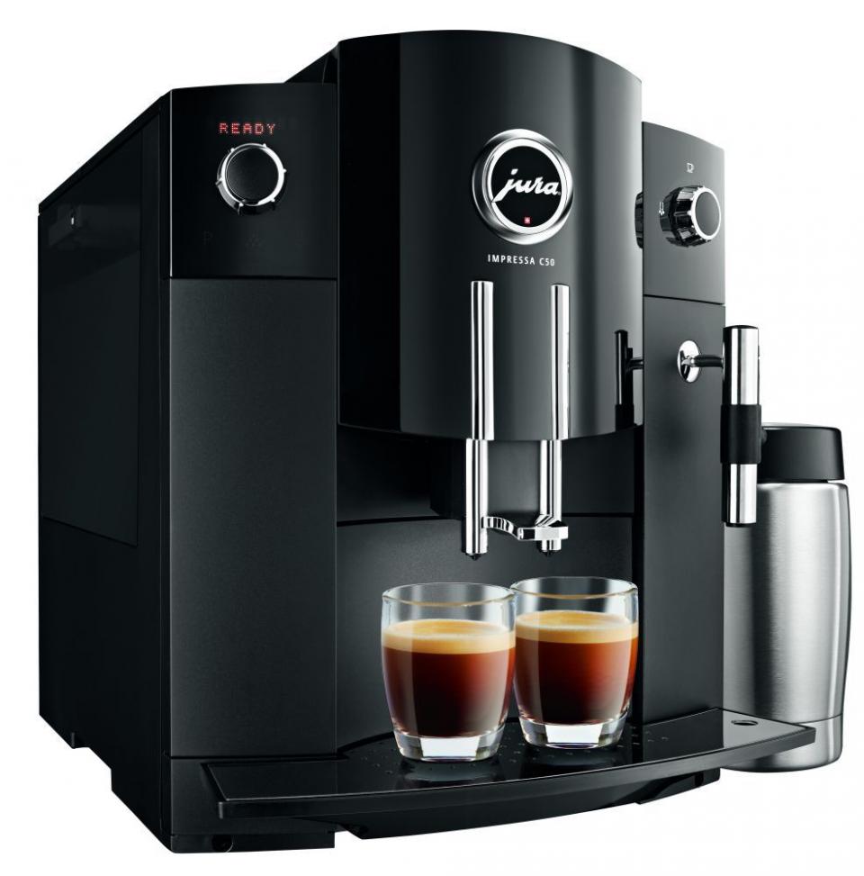 Jura Impressa C50 Black — автоматическая кофемашина. Цена. описание